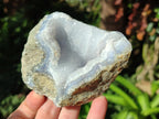 Natural Blue Lace Agate Geode Specimens x 12 From Nsanje, Malawi - Toprock Gemstones and Minerals 