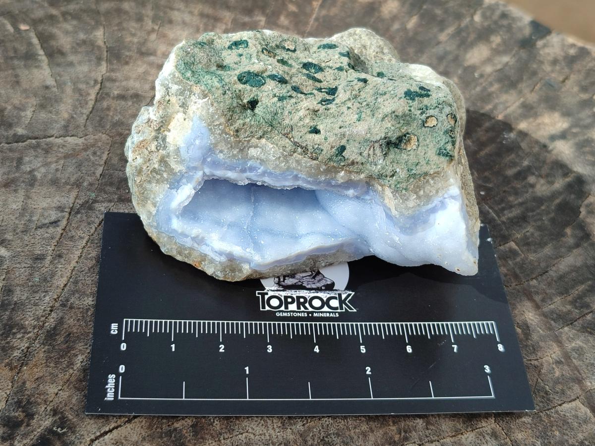 Natural Blue Lace Agate Geode Specimens x 12 From Nsanje, Malawi - Toprock Gemstones and Minerals 