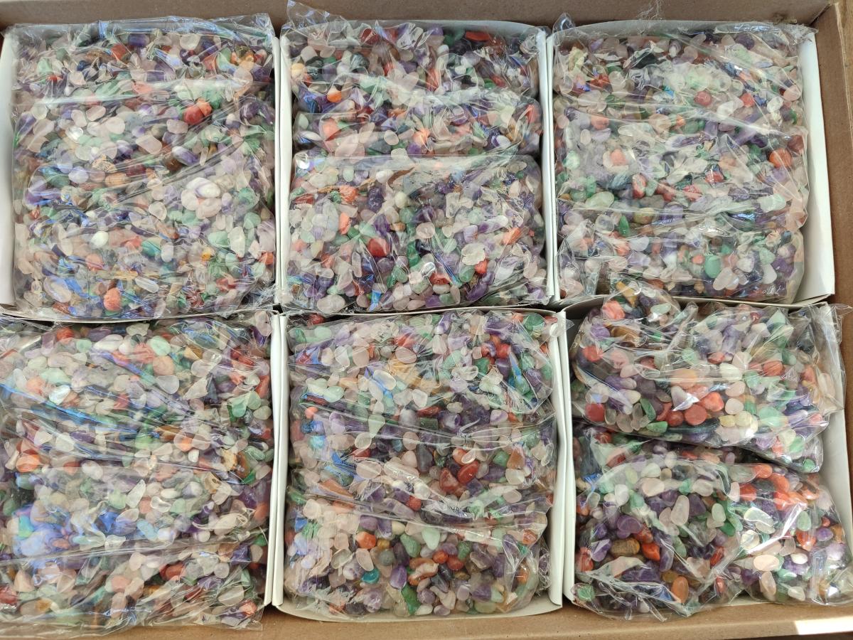 Polished Mix of Tumbled Stone Bags of 1kg Lots x 6 From Southern Africa - Toprock Gemstones and Minerals 