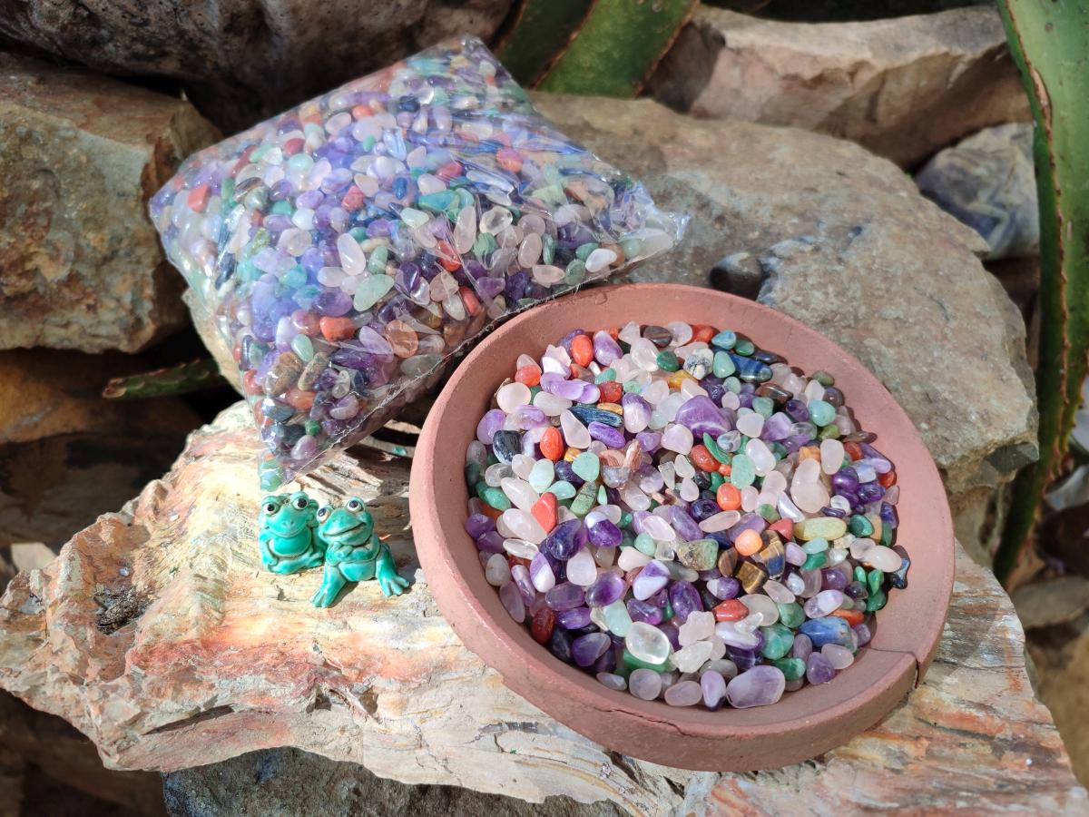 Polished Mix of Tumbled Stone Bags of 1kg Lots x 6 From Southern Africa - Toprock Gemstones and Minerals 