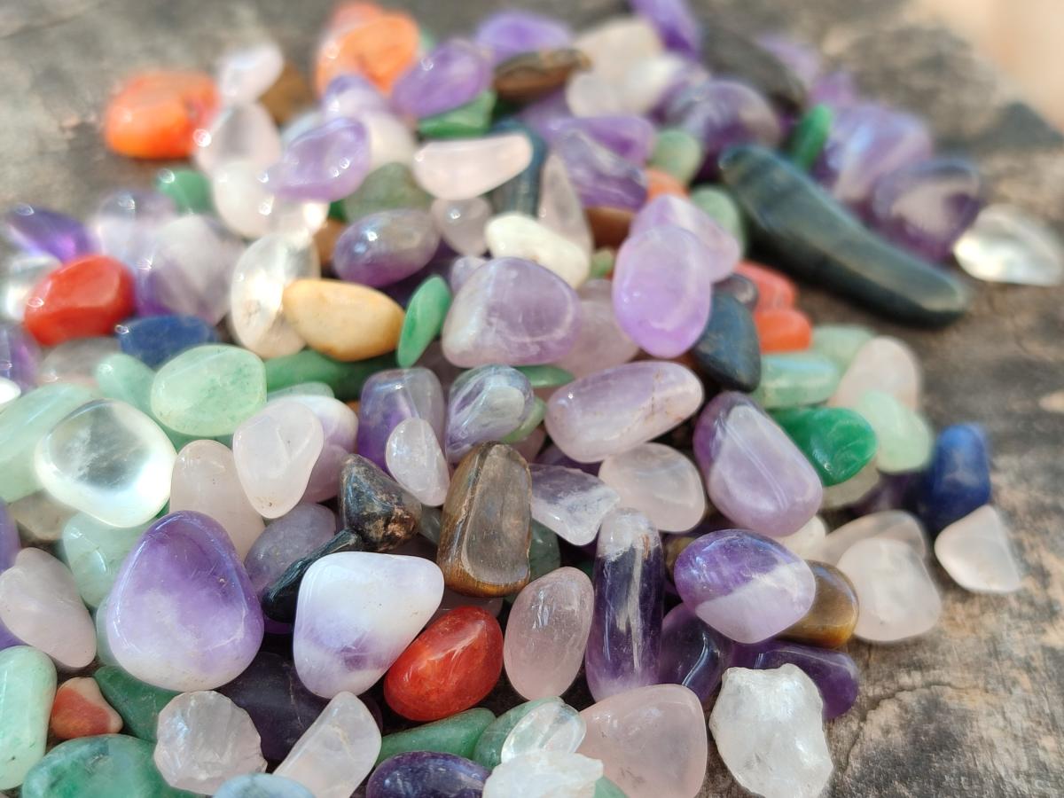Polished Mix of Tumbled Stone Bags of 1kg Lots x 6 From Southern Africa - Toprock Gemstones and Minerals 