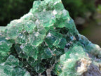 Natural Dark Green and Purple Cubic Fluorite Specimens x 2 From Erongo, Namibia - Toprock Gemstones and Minerals 