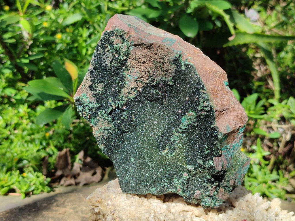 Natural Large Cabinet Libethenite Crystals on Dolomite Matrix Specimen x 1 From Shituru, Congo - Toprock Gemstones and Minerals 