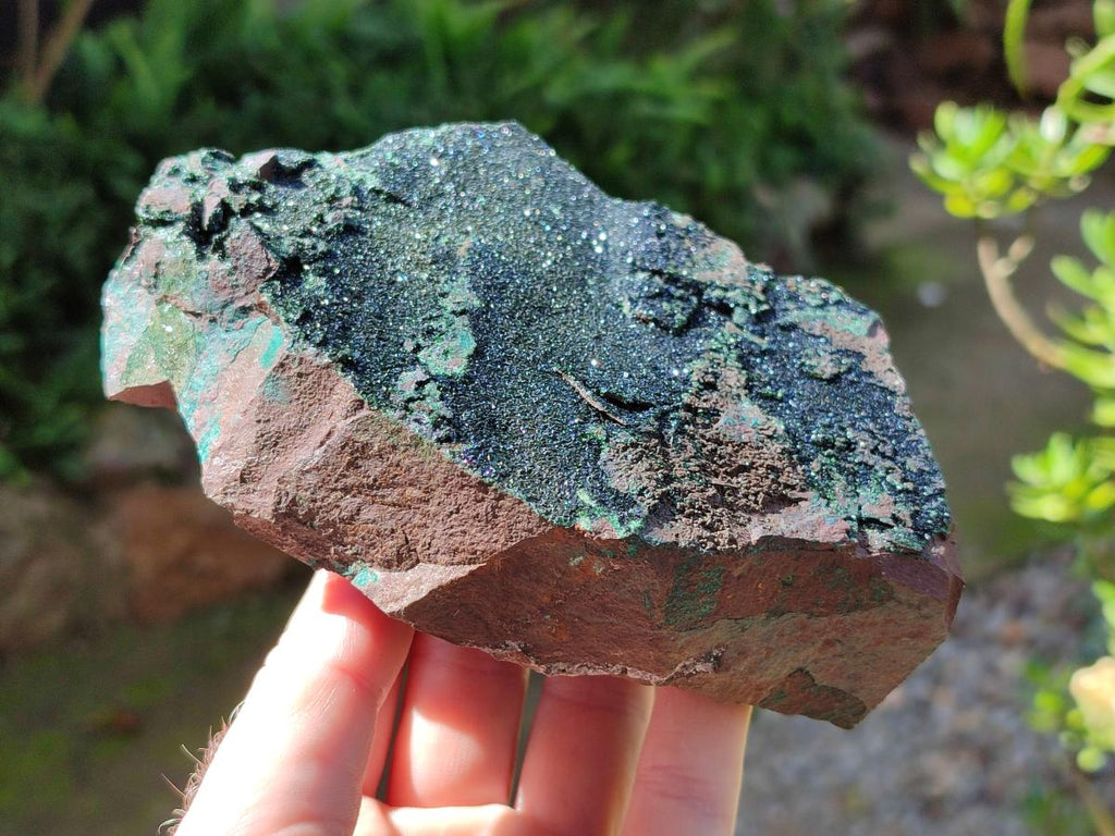 Natural Large Cabinet Libethenite Crystals on Dolomite Matrix Specimen x 1 From Shituru, Congo - Toprock Gemstones and Minerals 