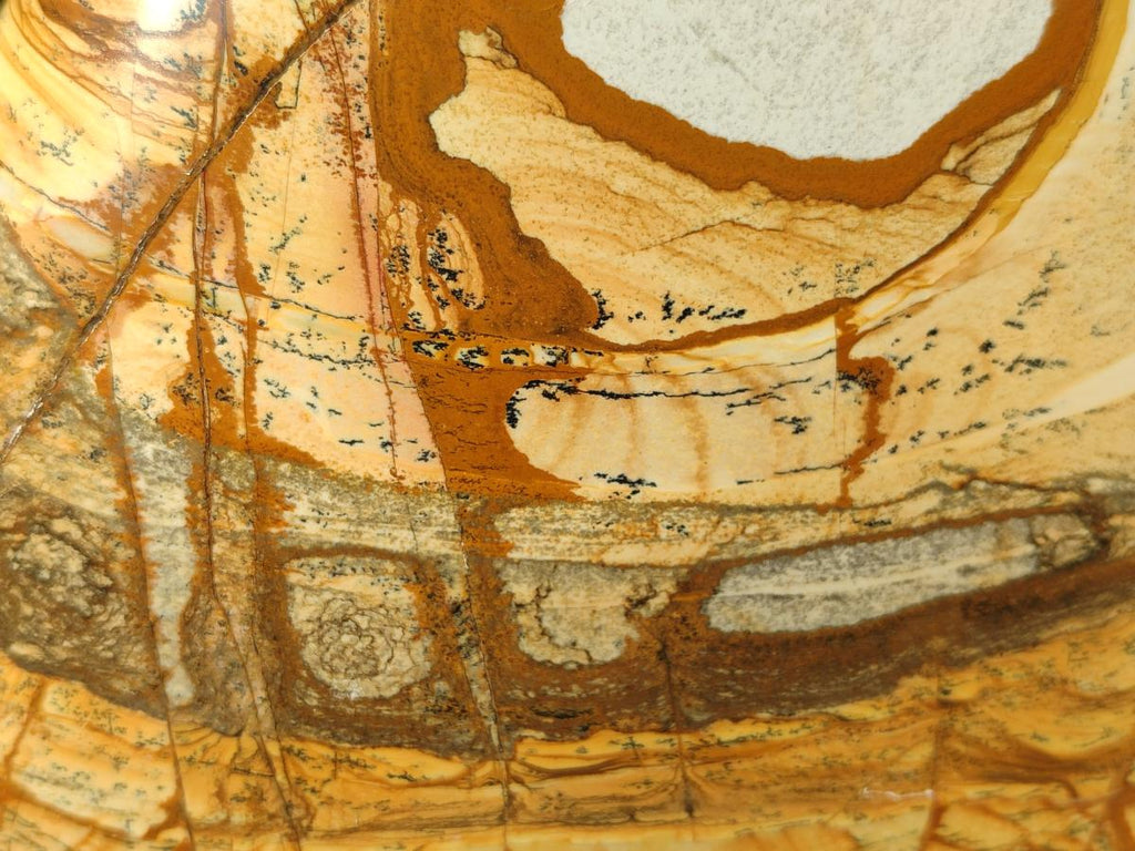 Polished Picture Stone Jasper Standing Display Pieces x 2 From Ais-Ais, Namibia - Toprock Gemstones and Minerals 