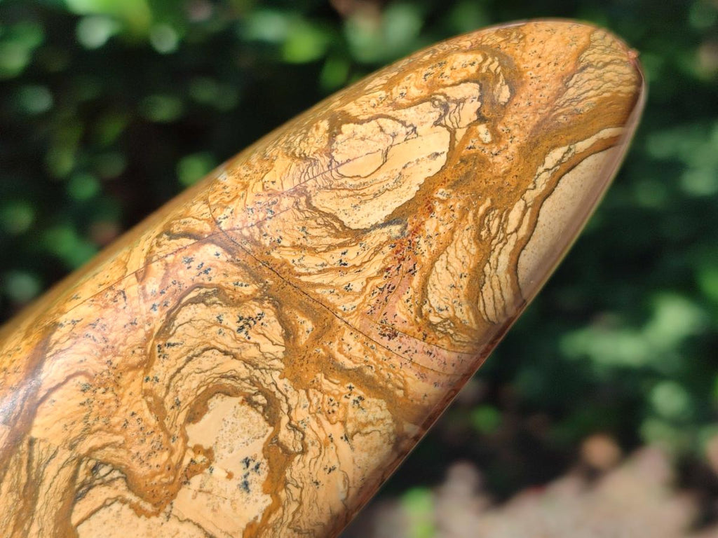 Polished Picture Stone Jasper Standing Display Pieces x 2 From Ais-Ais, Namibia - Toprock Gemstones and Minerals 