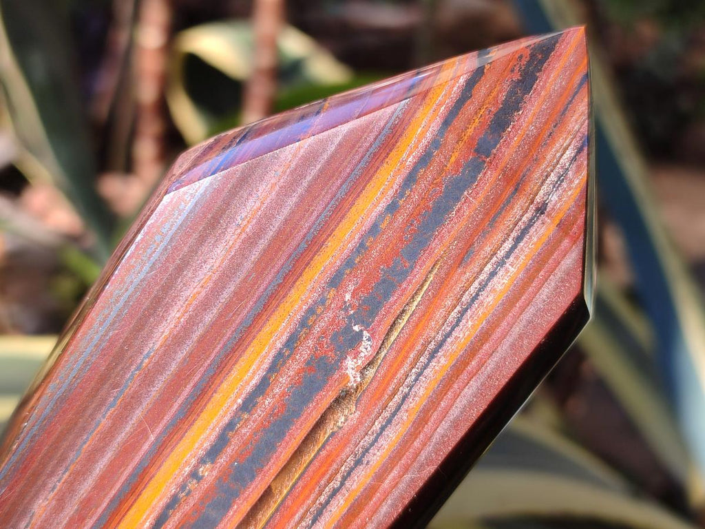 Polished Banded Tiger Iron Display Crystals x 2 From South Africa - Toprock Gemstones and Minerals 