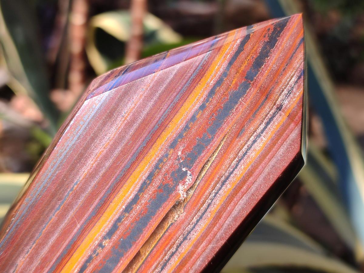 Polished Banded Tiger Iron Display Crystals x 2 From South Africa - Toprock Gemstones and Minerals 
