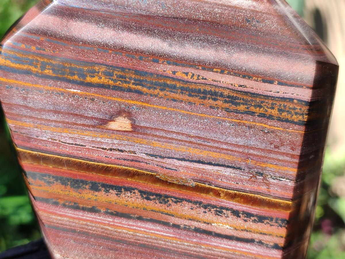 Polished Banded Tiger Iron Display Crystals x 2 From South Africa - Toprock Gemstones and Minerals 