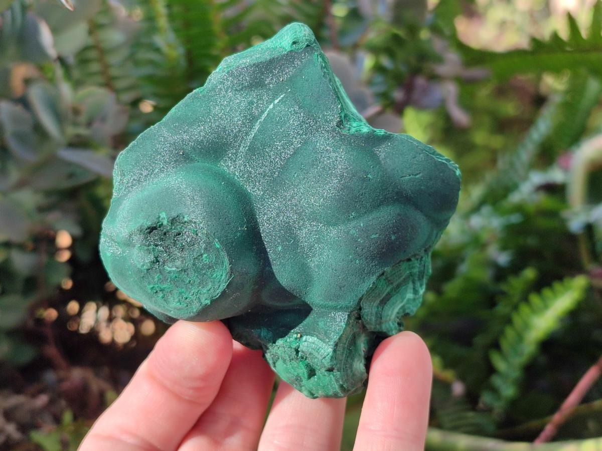 Natural Botryoidal Malachite Specimens x 6 From Congo - Toprock Gemstones and Minerals 