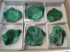 Natural Botryoidal Malachite Specimens x 6 From Congo - Toprock Gemstones and Minerals 