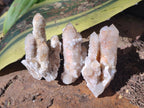 Natural Smokey Spirit Quartz Clusters with Hematoid Coating x 12 From Boekenhouthoek, South Africa - Toprock Gemstones and Minerals 