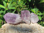 Natural Jacaranda Amethyst Single Crystals x 35 From Mumbwa, Zambia - Toprock Gemstones and Minerals 