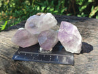 Natural Jacaranda Amethyst Single Crystals x 35 From Mumbwa, Zambia - Toprock Gemstones and Minerals 
