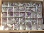 Natural Jacaranda Amethyst Single Crystals x 35 From Mumbwa, Zambia - Toprock Gemstones and Minerals 