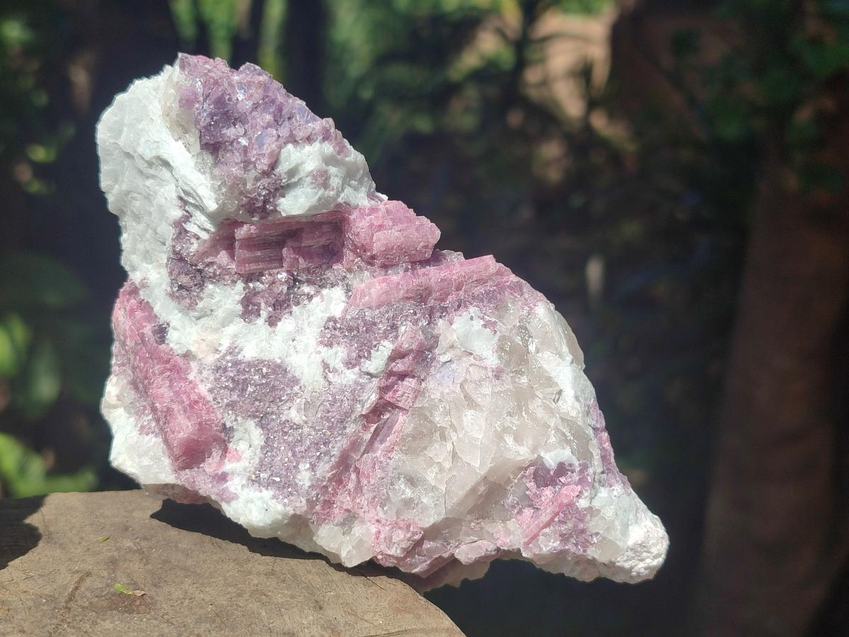 Natural Pink Rubellite Tourmaline Specimens x 3 From Karibib, Namibia - Toprock Gemstones and Minerals 