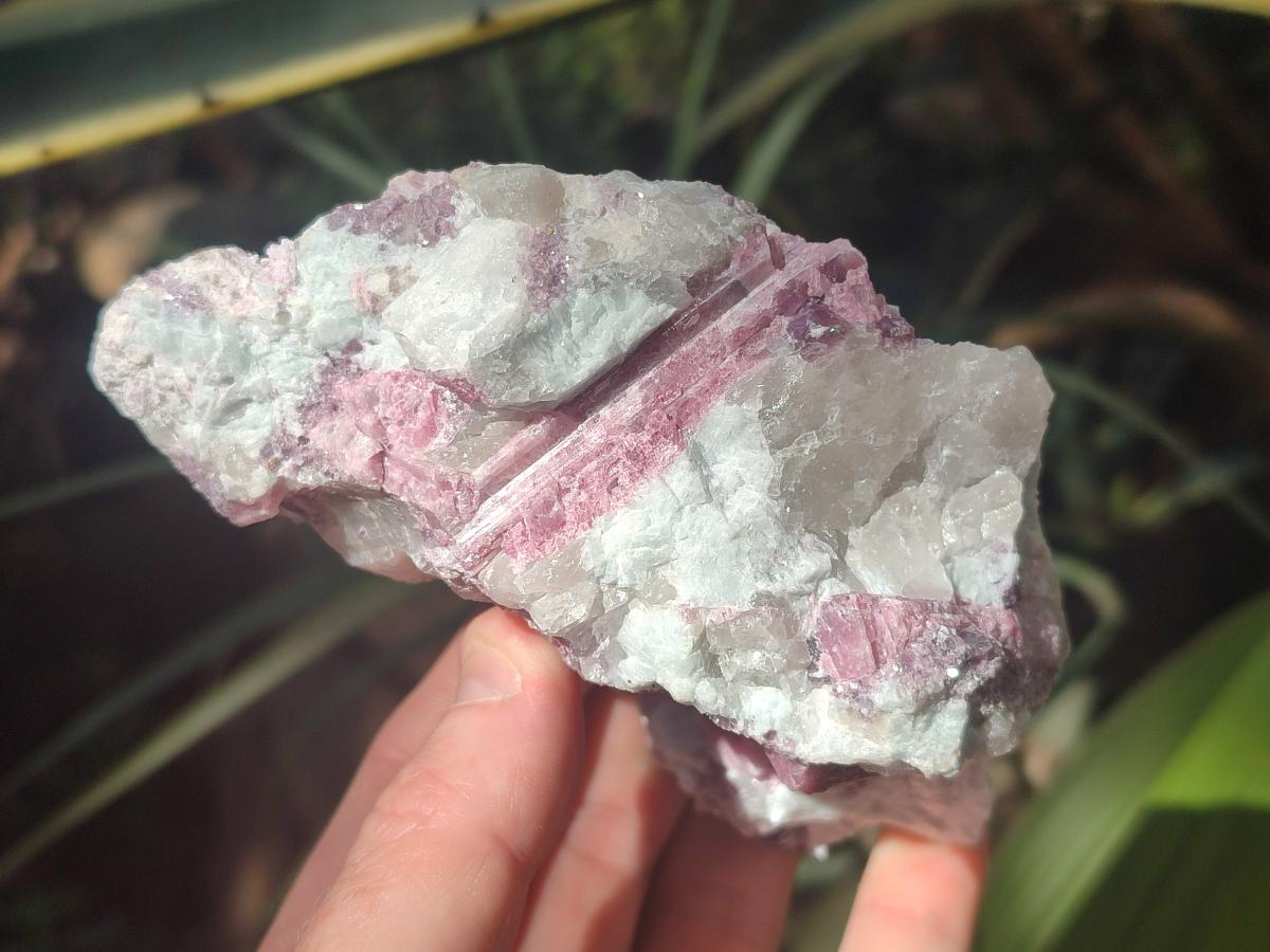 Natural Pink Rubellite Tourmaline Specimens x 3 From Karibib, Namibia - Toprock Gemstones and Minerals 