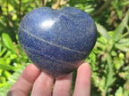Polished Large Lazulite Hearts x 4 From Madagascar - Toprock Gemstones and Minerals 