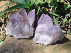 Natural Jacaranda Amethyst Crystal Clusters x 6 From Mumbwa, Zambia - Toprock Gemstones and Minerals 