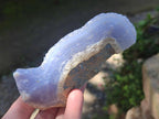 Natural Blue Lace Agate Geode Specimens x 12 From Nsanje, Malawi - Toprock Gemstones and Minerals 