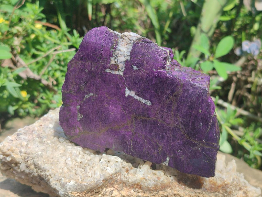 Polished Large Metallic Purpurite Slices x 10 From Erongo, Namibia - Toprock Gemstones and Minerals 