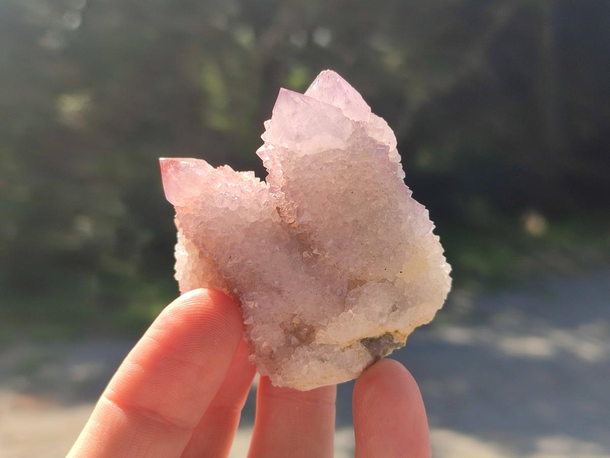 Natural Lilac Spirit Amethyst Clusters x 12 From Boekenhouthoek, South Africa - Toprock Gemstones and Minerals 