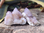 Natural Lilac Spirit Amethyst Clusters x 12 From Boekenhouthoek, South Africa - Toprock Gemstones and Minerals 