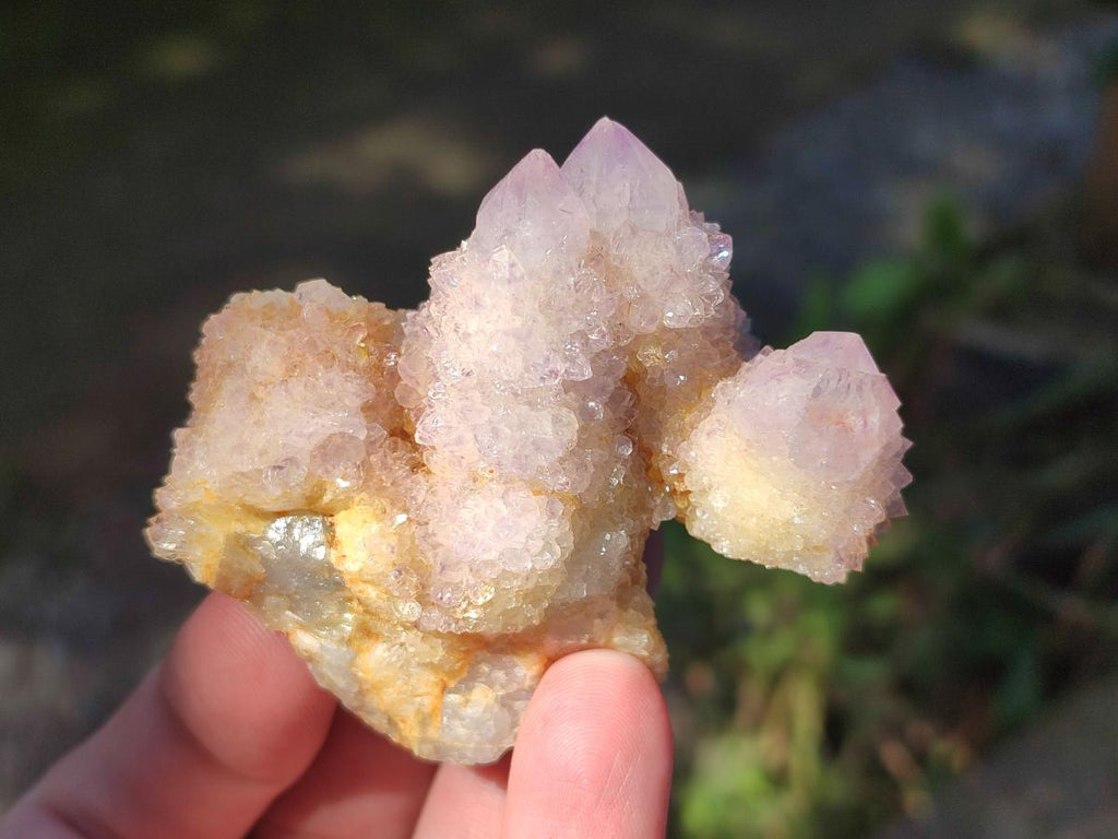 Natural Lilac Spirit Amethyst Clusters x 12 From Boekenhouthoek, South Africa - Toprock Gemstones and Minerals 