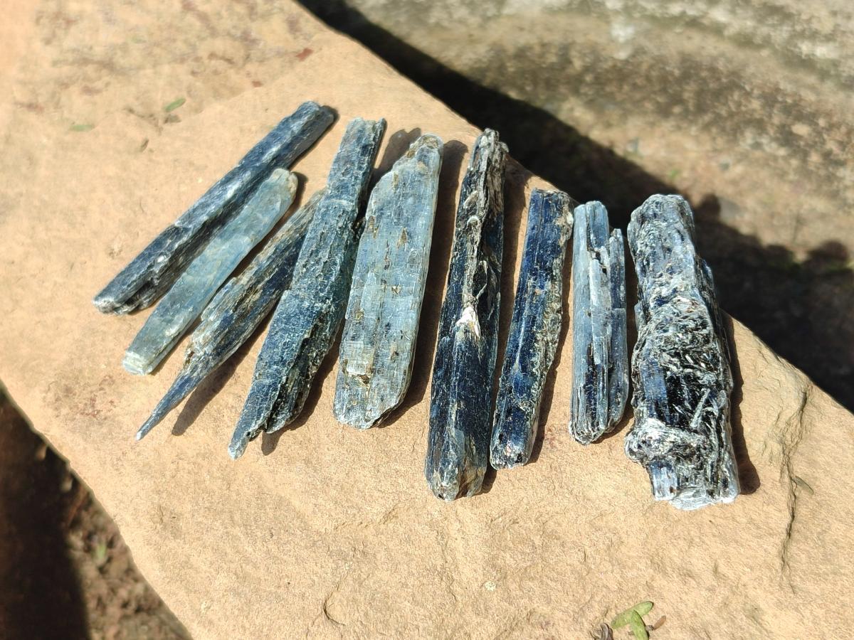 Natural Kyanite Crystals x 2,02 Kg Lot From Karoi, Zimbabwe - Toprock Gemstones and Minerals 