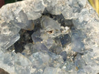 Natural Large Blue Celestite Geode Specimen x 1 From Sakoany, Madagascar - Toprock Gemstones and Minerals 