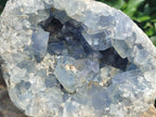 Natural Large Blue Celestite Geode Specimen x 1 From Sakoany, Madagascar - Toprock Gemstones and Minerals 
