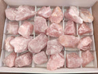 Natural Cobbed Rose Quartz Specimens x 24 From Northern Cape, South Africa - Toprock Gemstones and Minerals 