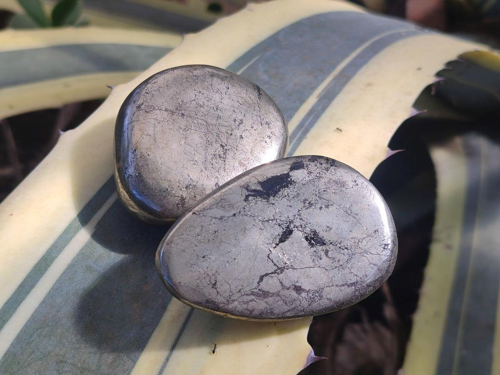 Polished Basalt Pharaoh Stone Free Forms x 12 From Iron Duke Mine, Zimbabwe - Toprock Gemstones and Minerals 