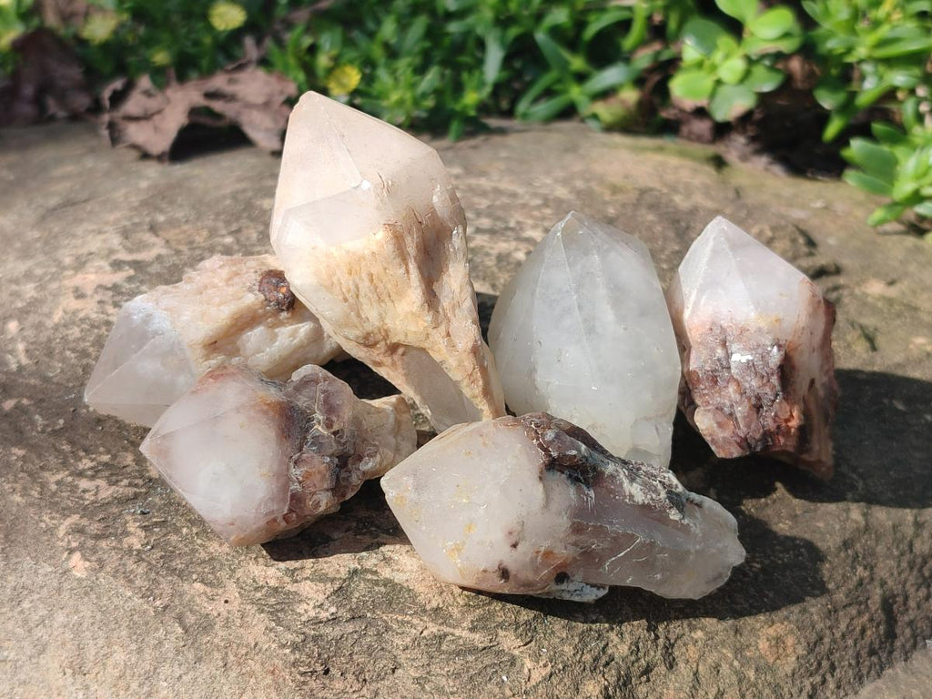 Natural Pineapple Quartz Crystals x 35 From Antsirabe, Madagascar - Toprock Gemstones and Minerals 