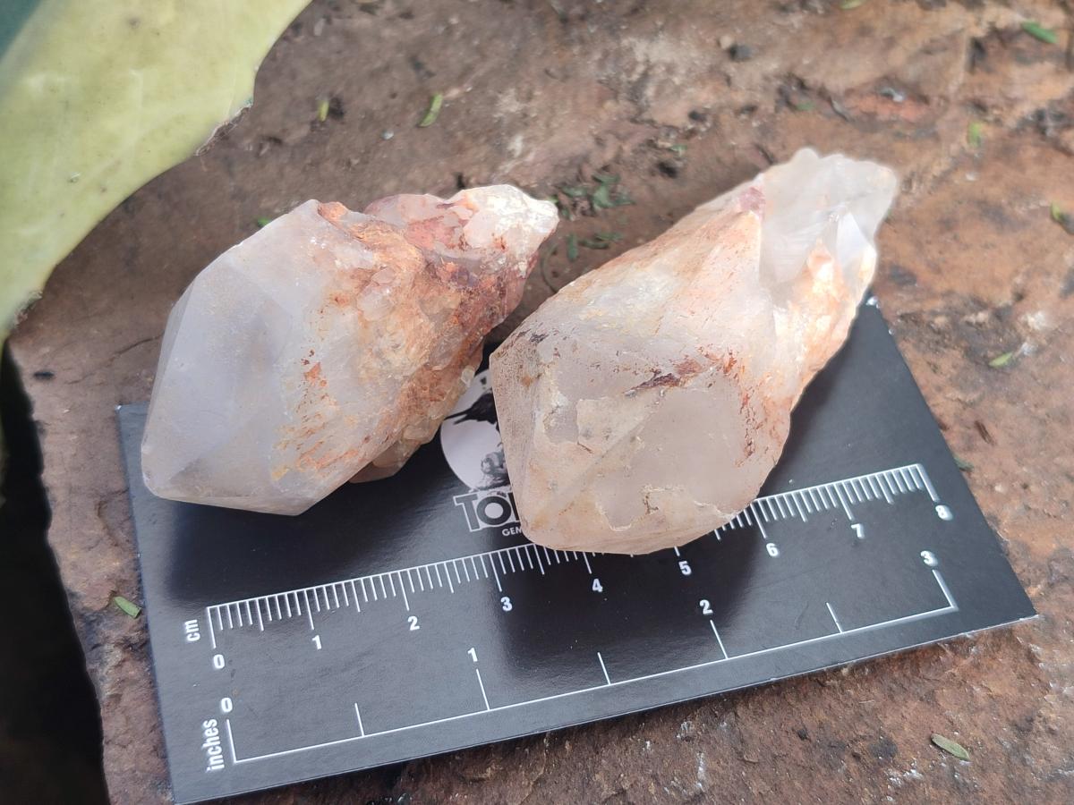 Natural Pineapple Quartz Crystals x 35 From Antsirabe, Madagascar - Toprock Gemstones and Minerals 