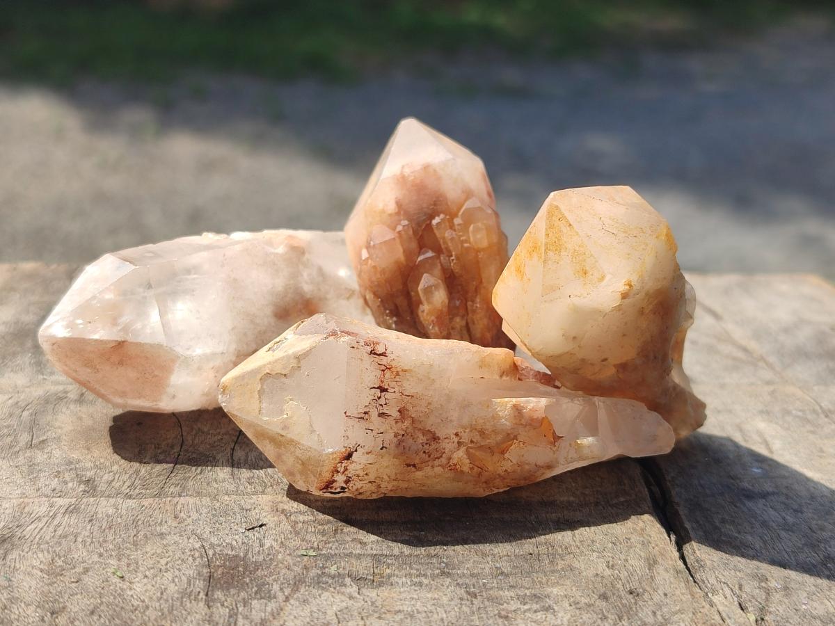 Natural Pineapple Quartz Crystals x 35 From Antsirabe, Madagascar - Toprock Gemstones and Minerals 