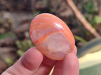 Polished Small Carnelian Agate Gemstone Galets x 49 From Madagascar - Toprock Gemstones and Minerals 