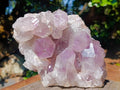 Natural Jacaranda Amethyst Crystal Clusters x 2 From Mumbwa, Zambia - Toprock Gemstones and Minerals 