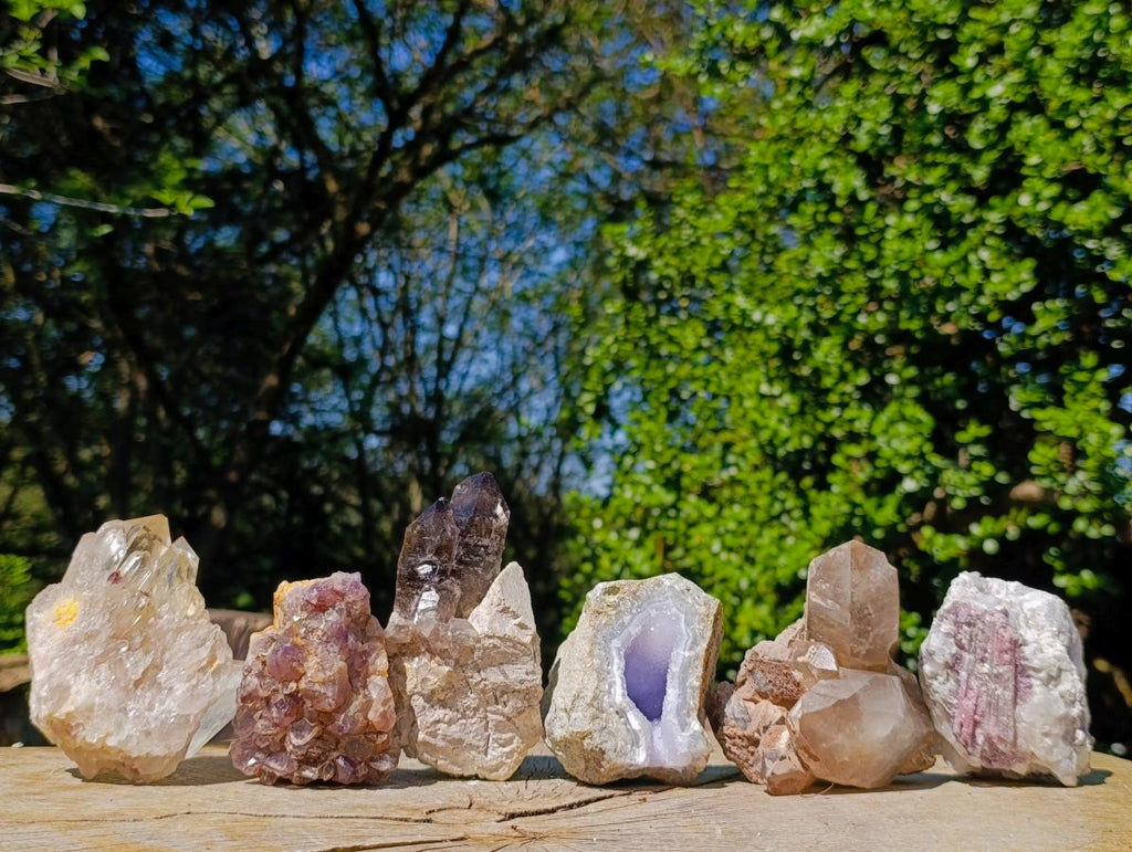 Natural Mixed Multi Mineral Specimens x 6 From Southern Africa - Toprock Gemstones and Minerals 
