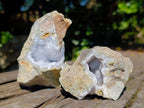 Natural Blue Lace Agate Geode Specimens x 12 From Nsanje, Malawi - Toprock Gemstones and Minerals 