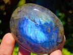 Polished Labradorite Palm Stones x 27 From Madagascar - Toprock Gemstones and Minerals 