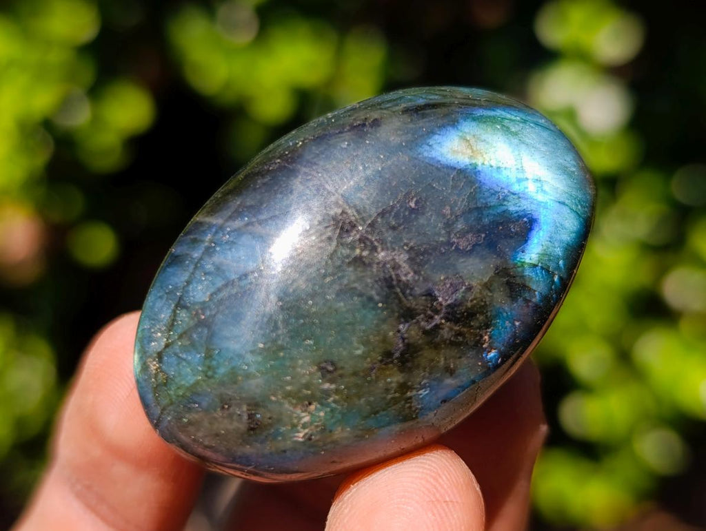 Polished Labradorite Palm Stones x 27 From Madagascar - Toprock Gemstones and Minerals 