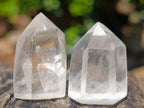 Polished Pendant Sized Clear Quartz Crystals x 70 From Madagascar - Toprock Gemstones and Minerals 