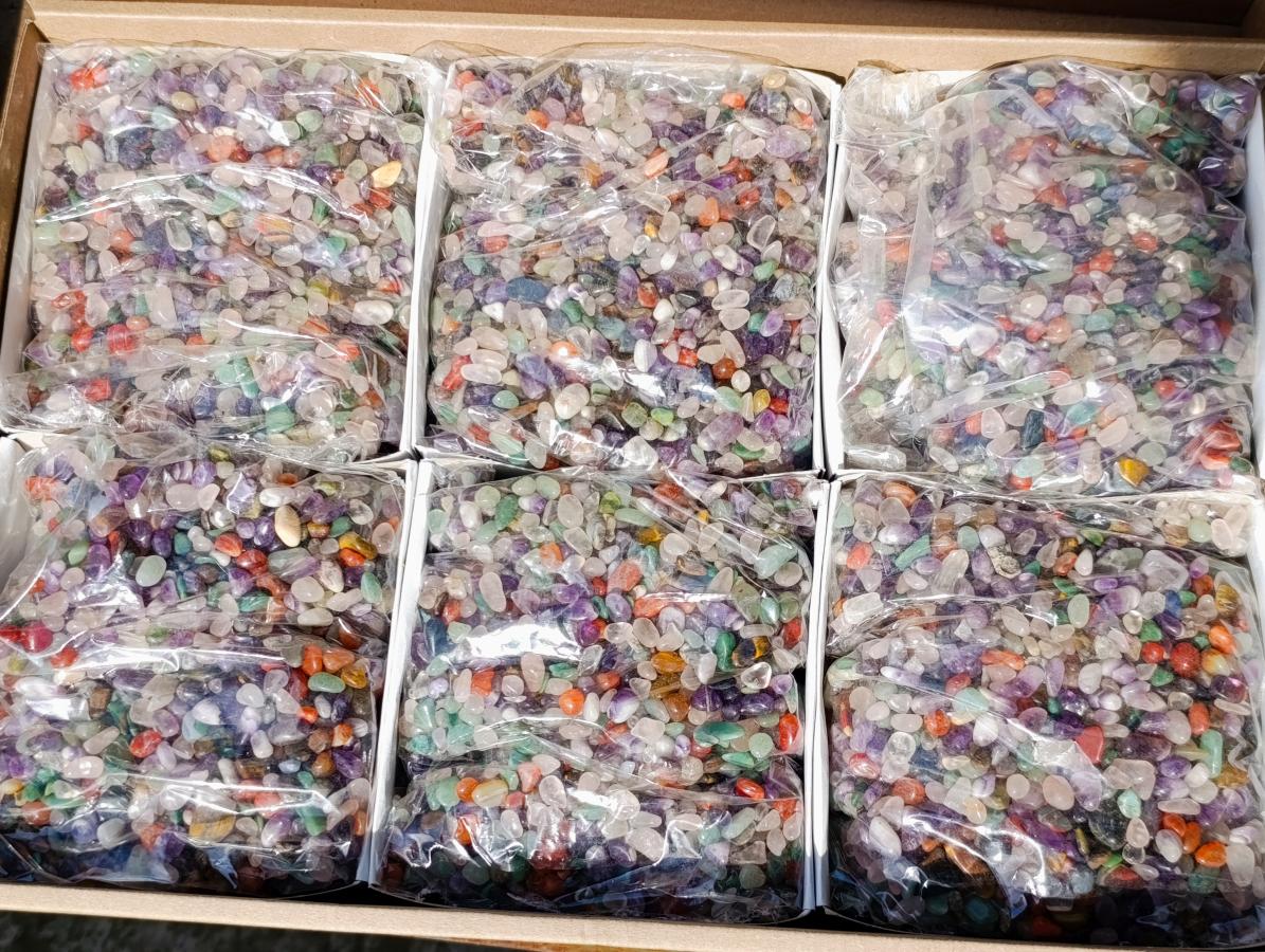 Polished Mix of Tumbled Stone Bags of 1kg Lots x 6 From Southern Africa - Toprock Gemstones and Minerals 