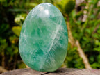 Polished Green Fluorite Standing Display Pieces x 3 From Madagascar - Toprock Gemstones and Minerals 