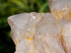 Natural Cascading White Phantom Smokey Luena Quartz Clusters x 3 From Luena, Congo - Toprock Gemstones and Minerals 