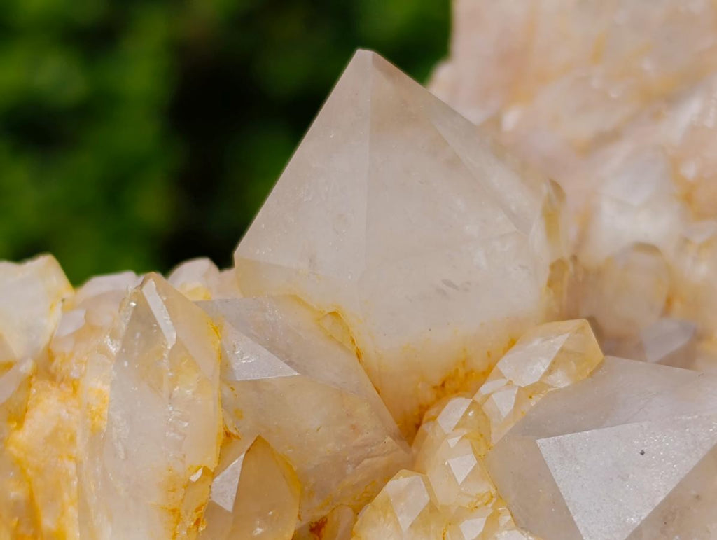 Natural Cascading White Phantom Smokey Luena Quartz Clusters x 3 From Luena, Congo - Toprock Gemstones and Minerals 