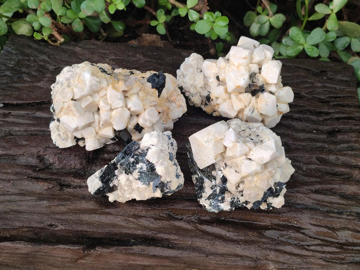 Natural Aegirine and Orthoclase Clusters x 4 From Zomba, Malawi - Toprock Gemstones and Minerals 