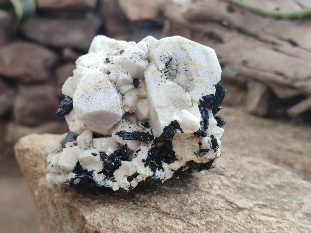 Natural Aegirine and Orthoclase Clusters x 4 From Zomba, Malawi - Toprock Gemstones and Minerals 