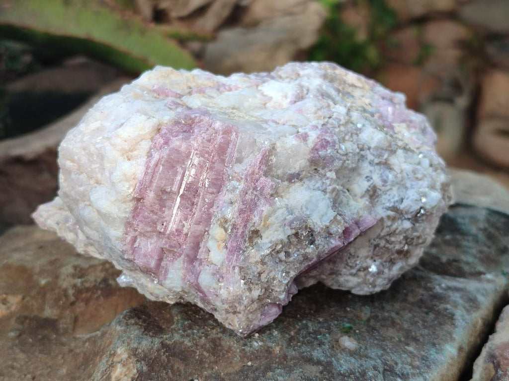 Natural Pink Rubellite Tourmaline Specimens x 3 From Karibib, Namibia - Toprock Gemstones and Minerals 
